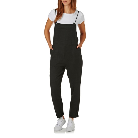 billabong black jumpsuit